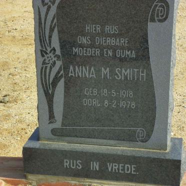 SMITH Anna M. 1918-1978