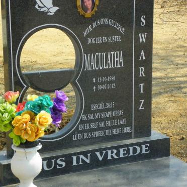 SWARTZ Maculatha 1980-2012