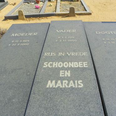 SCHOONBEE :: MARAIS