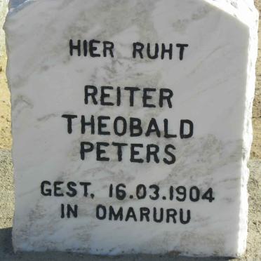 PETERS Theobald -1904