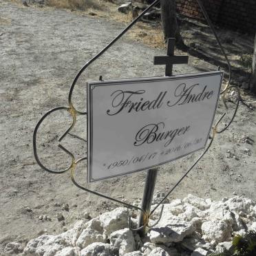 BURGER Friedl Andre 1950-2016