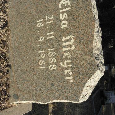 MEYER Elsa 1888-1981
