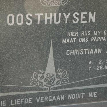 OOSTHUYSEN Christiaan Josua 1925-1990