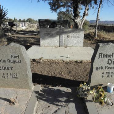 DIEMER Karl Wilhelm August 1907-1998 &amp; Anneliese KRONMULLER 1926-1986