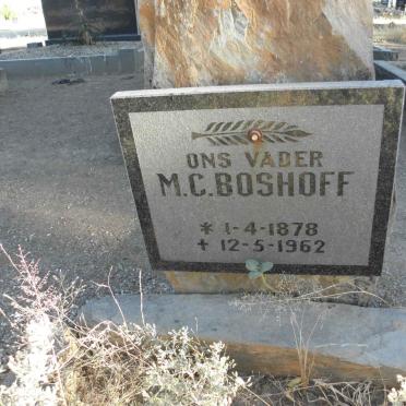 BOSHOFF M.C. 1878-1962