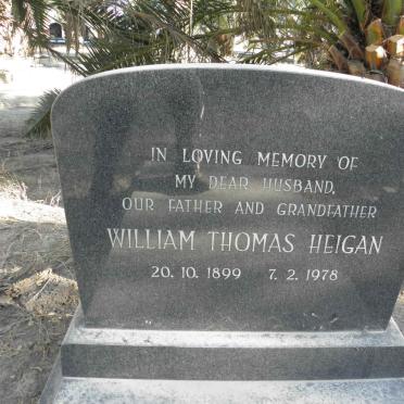 HEIGAN William Thomas 1899-1978