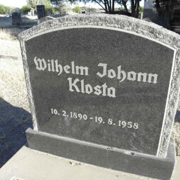 KLOSTA Wilhelm Johann 1890-1958