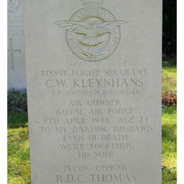 KLEYNHANS Cornelius William -1943 :: THOMAS R.D.C. -1943