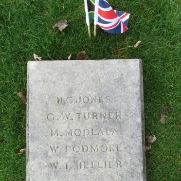 JONES - TURNER - MODLALA - PODMORE - HELLIER
