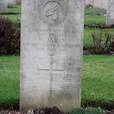 GREGORY J. served as JAMES W. -1919
