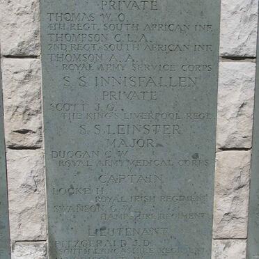 S.S. Galway Castle  South African casualties _3