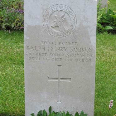 ROBSON Ralph Henry -1918