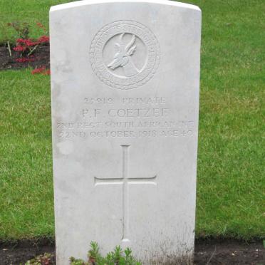 COETZEE P.F. -1918