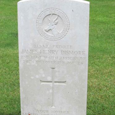 DISMORE James Henry -1918
