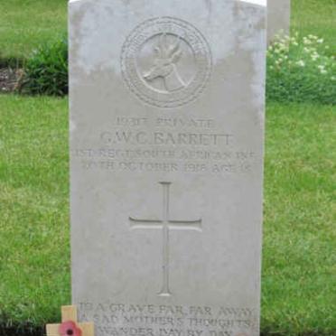 BARRETT G.W.C. -1918