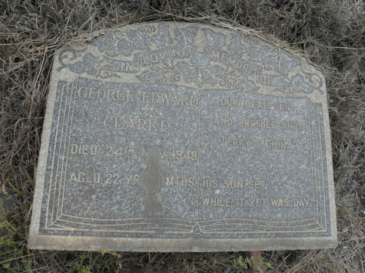 CLARKE George Edward -1948