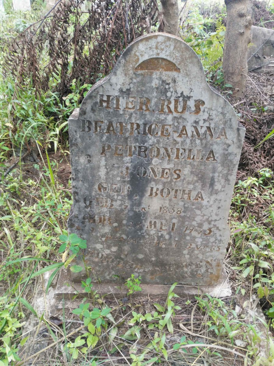 JONES Beatrice-Anna Petronella nee BOTHA 1858-1935