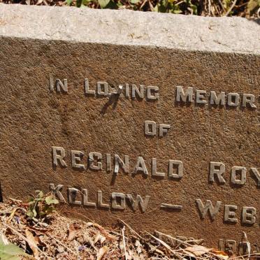 WEBB Reginald Roy, KELLOW -190?