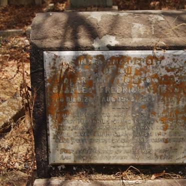WILSON Charles Fredrick -1923