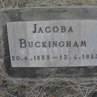 BUCKINGHAM Jacoba 1853-1943