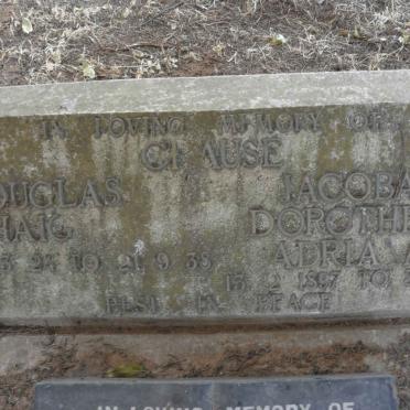 CRAUSE Jacoba Dorothea Adriana 1897-1989 :: Douglas Haig 1924-1938 :: MITTON Joyce Janet nee CRAUSE 1922-2009