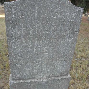 GERSTNER Jacob 1888-