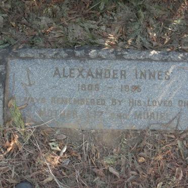 INNES Alexander 1906-1955