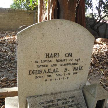 NAIK Dhirajlal B. 1918-1987