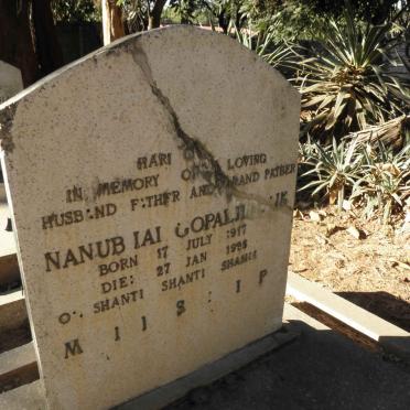 NAIK Nanub Iai GopaIji 1917-1995