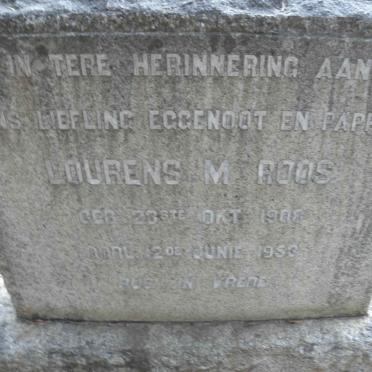 ROOS Lourens M. 1908-1953