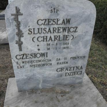 SLUSAREWICZ Czeslaw 1934-1975