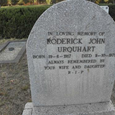 URQUHART Roderick John 1917-1978