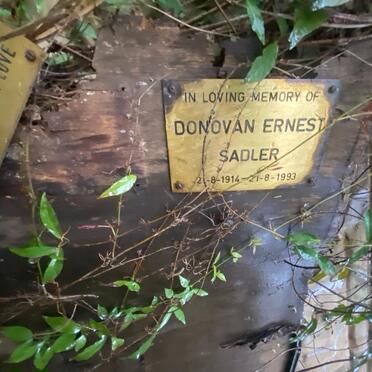 SADLER Donovan Ernest 1914-1994