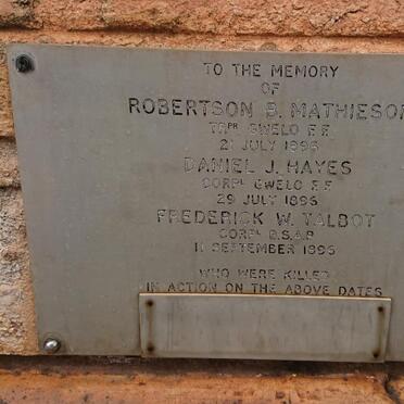 3b. Gwelo War Memorial, Victims