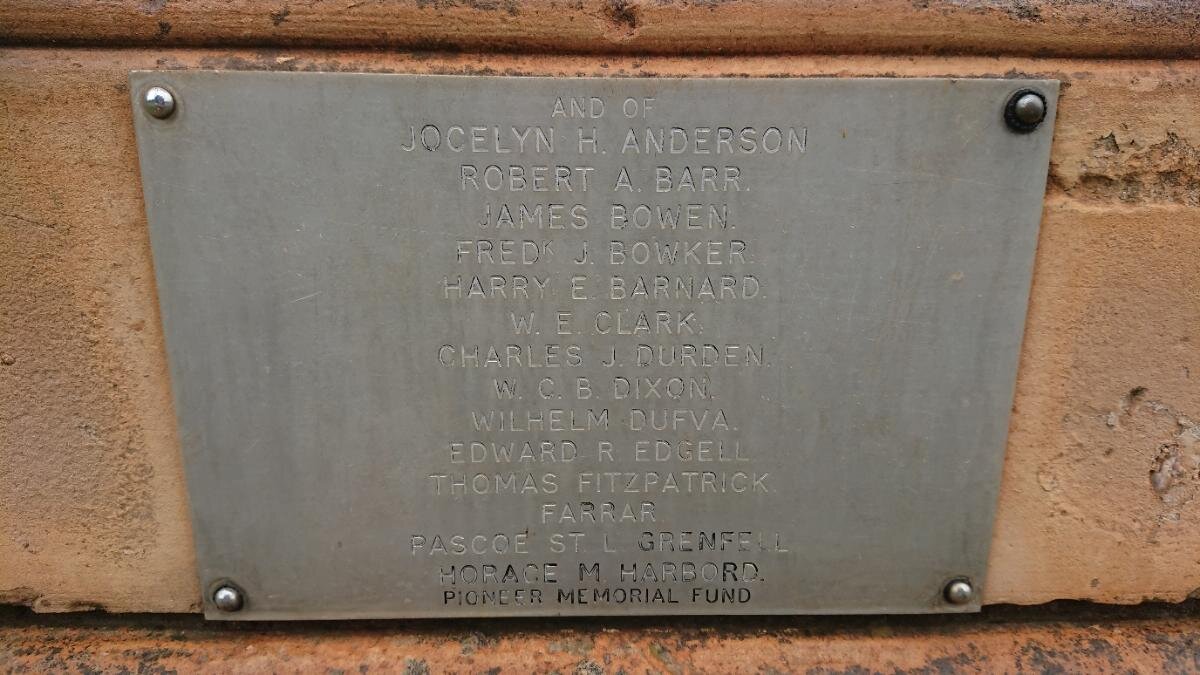 4b. Gwelo War Memorial, Victims