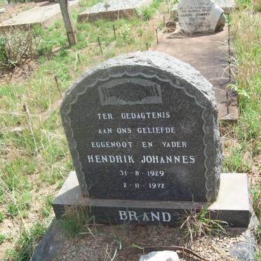 BRAND Hendrik Johannes 1929-1972
