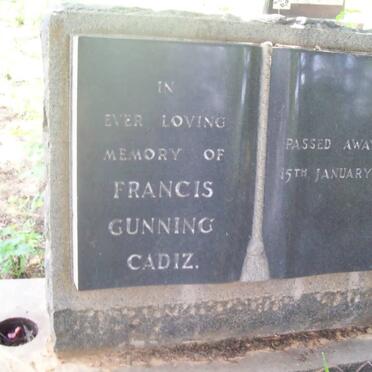 CADIZ Francis Gunning -1963