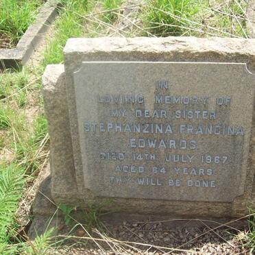 EDWARDS Stephanzina Francina -1967