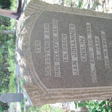 ENSLIN Jan Johannes -1939