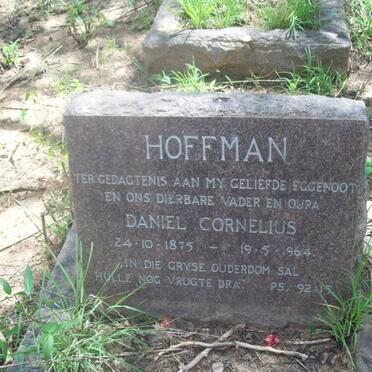 HOFFMAN Daniel Cornelius 1875-1964