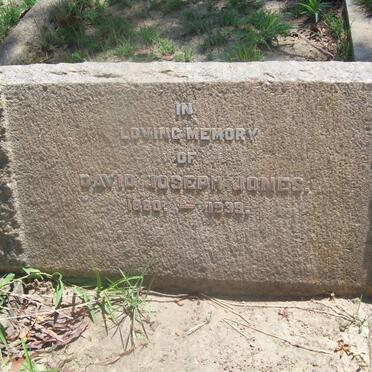 JONES David Joseph 1880-1939