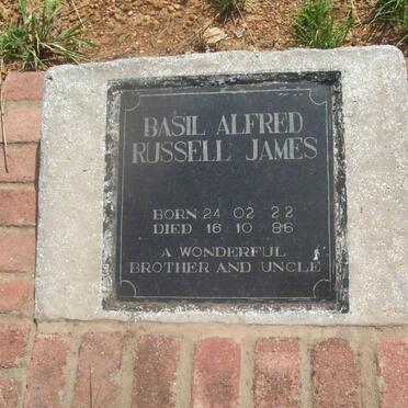 JAMES Basil Alfred Russel 1922-1986