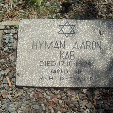 KAB Hyman Aaron -1924