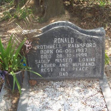 RAINSFORD Ronald Wrothwell 1937-1999