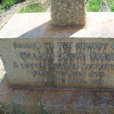 ROOKE William Edwin 1875-1951