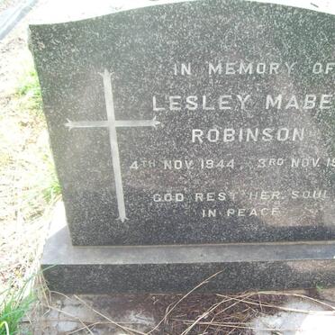 ROBINSON Lesley Mabel 1944-1968