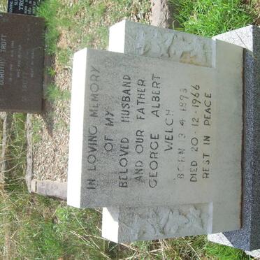 WELCH George Albert 1893-1966
