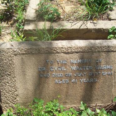 WARNE Cyril Walter 1941