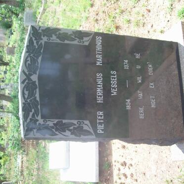 WESSELS Pieter Hermanus Marthinus 1894-1974