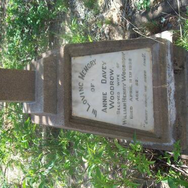 WOODROW Annie Davey -1932